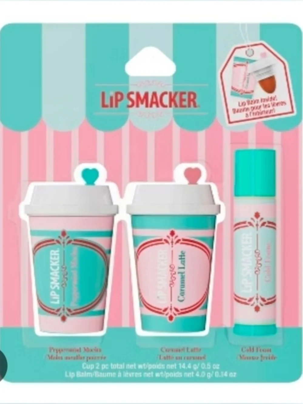 Lip Smacker Holiday Café Lip Balm Trio BNIB